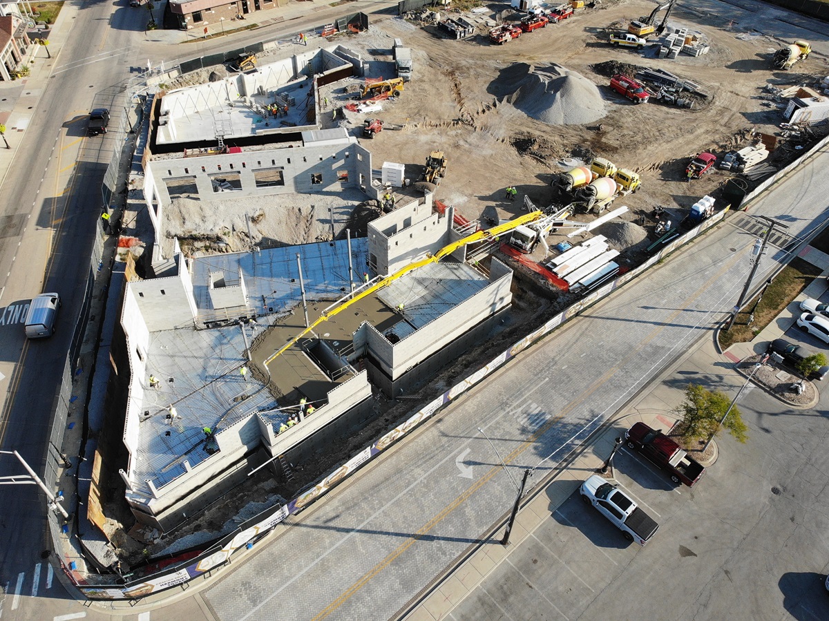 Harmony Square construction on September 10, 2024